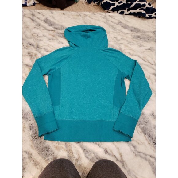 Old Mill Women's Blue Hooded Full Zip Up Jacket w/ Pockets Size Small - Picture 8 of 10